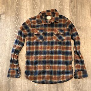 Vans Off The Wall Button Down Flannel Long Sleeve
